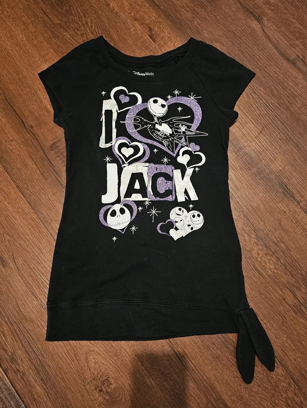 Jack Skellington Tee Girls X Large Walt Disney World Nightmare Before Christmas
